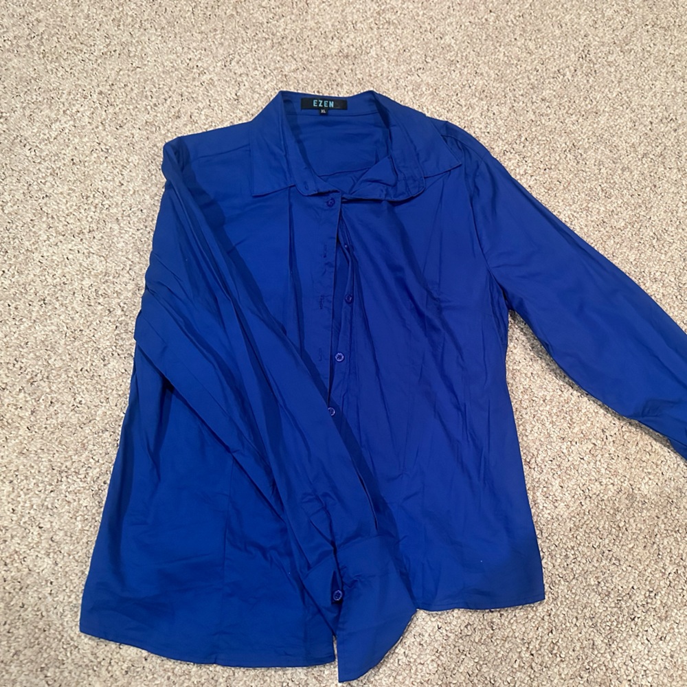 Burton down blue long sleeve